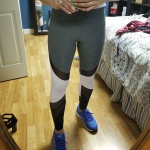 VS pink/black/grey workout leggings